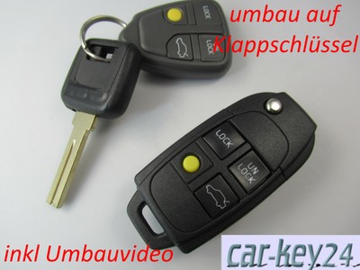 2 St/ück VOLVO 2 Tasten Schl/üsselgeh/äuse Funk Fernbedienung Ersatz Geh/äuse S40 V40 S70 C70 V70 Autoschl/üssel Remote Case Neu