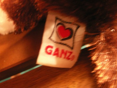 Ganz plush MONKEY LIL KINZ  boy girl 8 inch toy animal