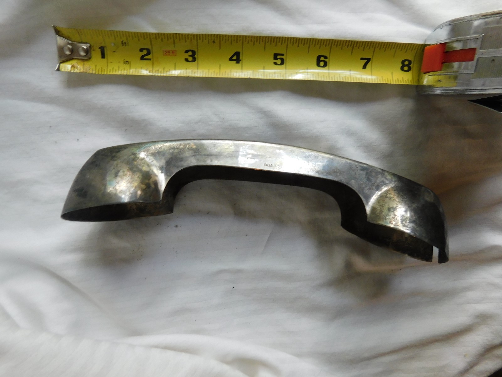 VINTAGE SILVER PLATED TELEPHONE HANDLE RECEIVER COVER