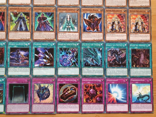 YuGiOh Dunkler Magier Paladin Mädchen Legendäre Drachen Timaeus Soldat Deck 6