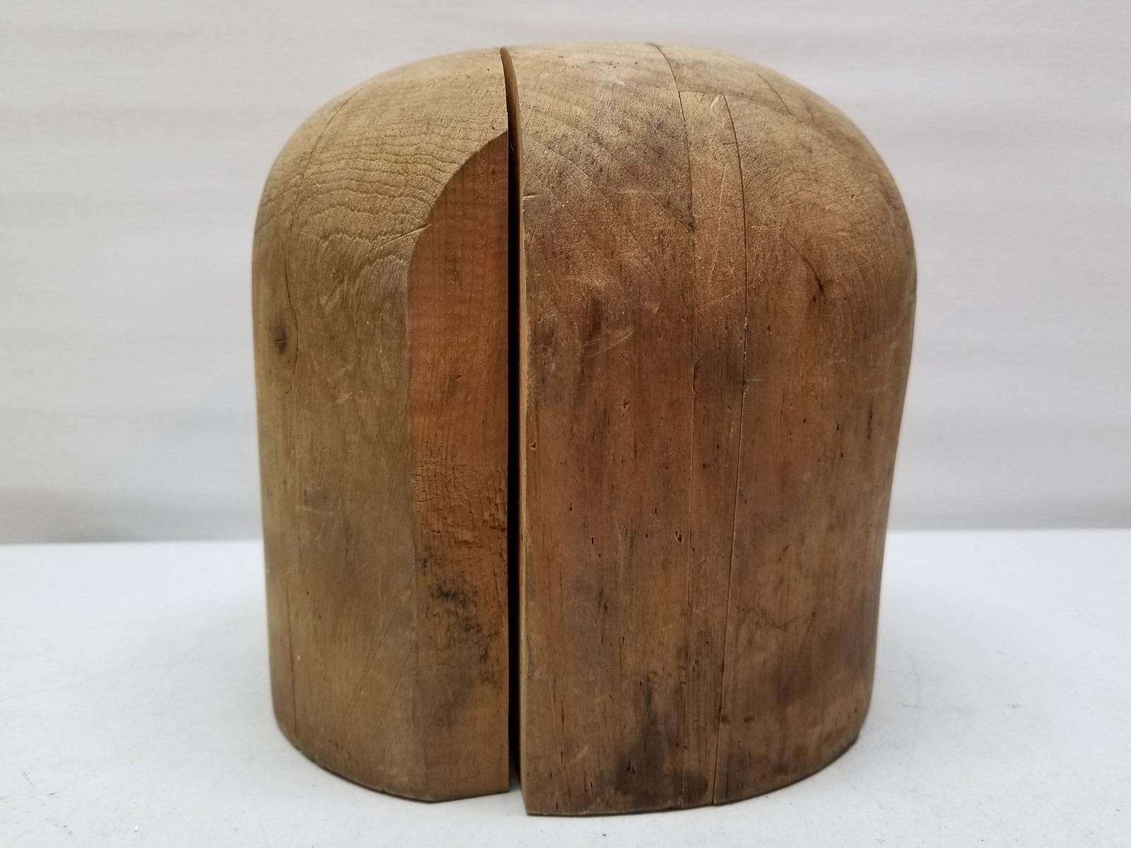 Wood Wooden Hat Block Head Style Form Display Mold Millinery 20
