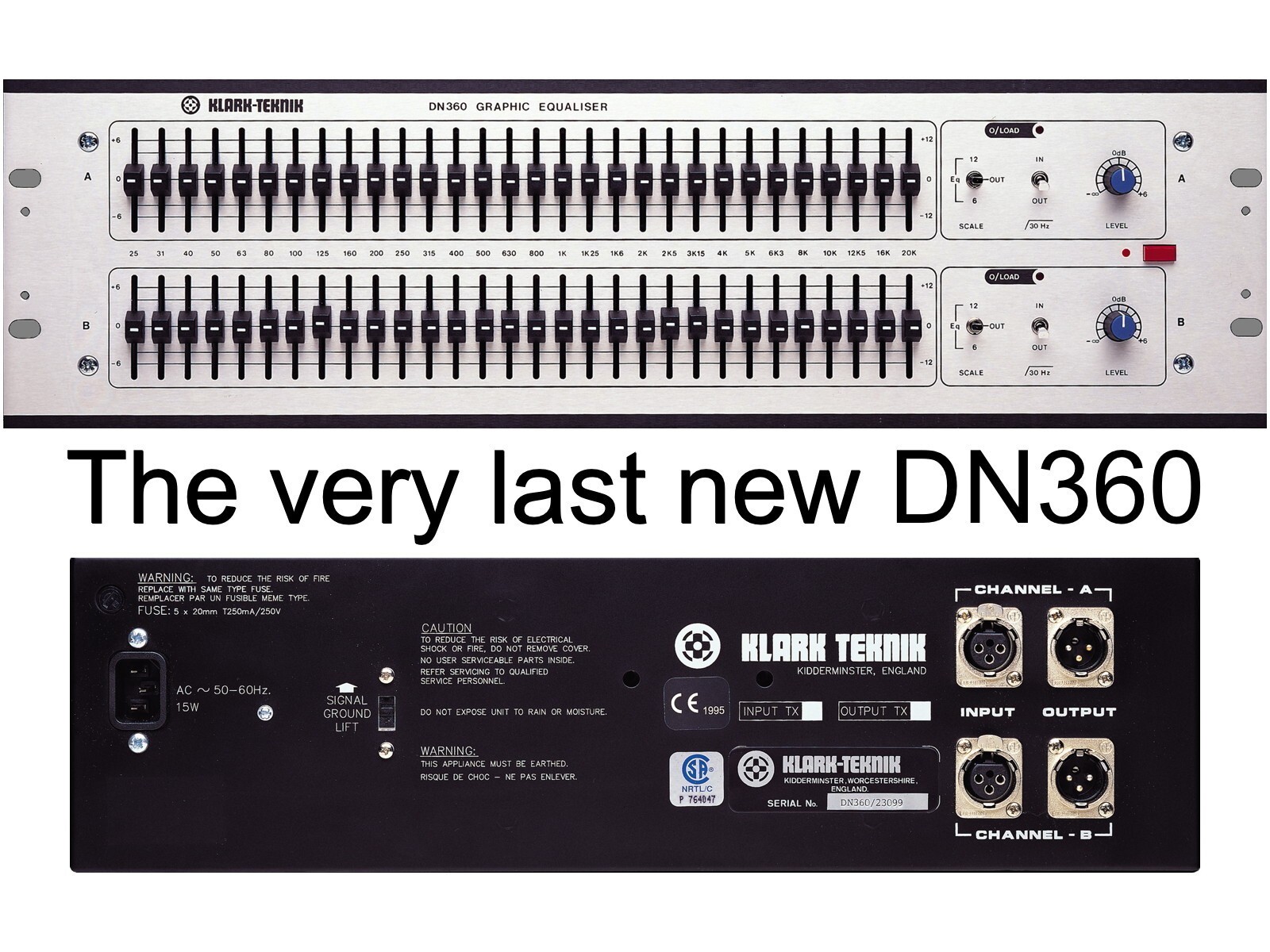 KLARK-TEKNIK クラークテクニック DN360 グラフィックイコライザー