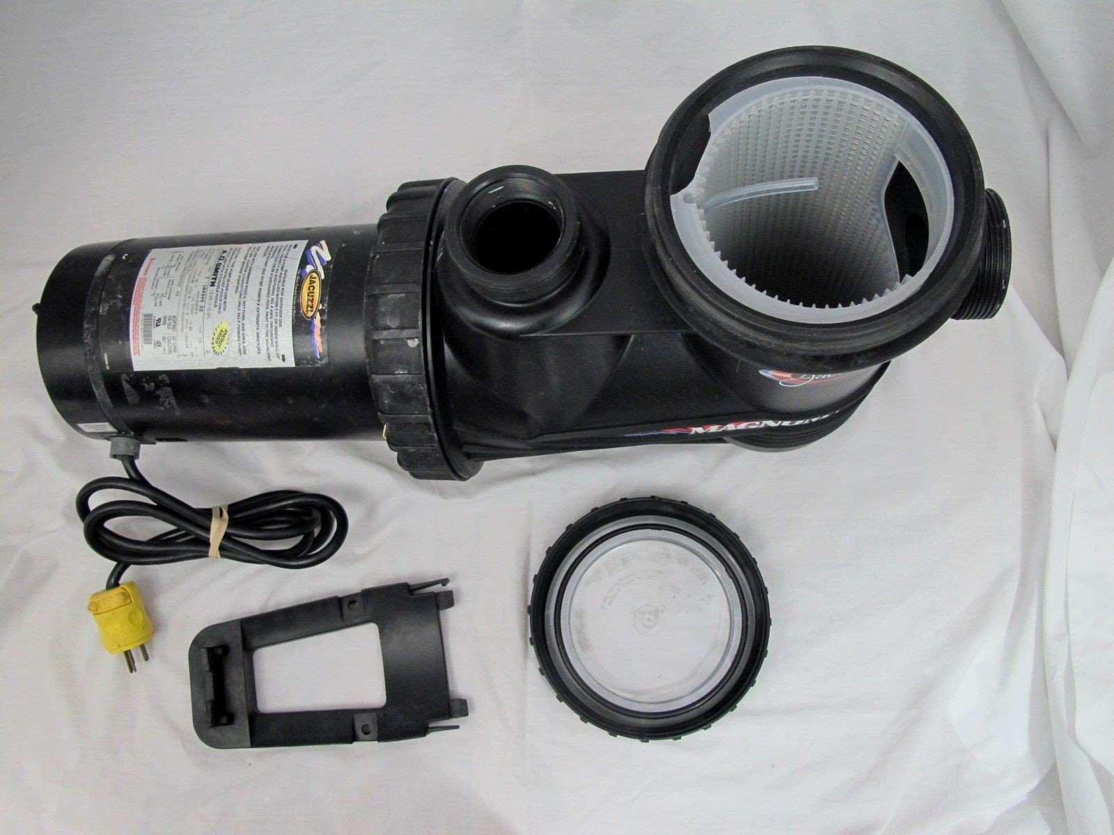 Pool Pump Jacuzzi Magnum Force 1.5 HP Pump Model 15UMF-S Black