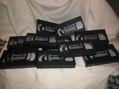 Vintage South Park VHS Cassettes - Volumes 1, 2, 3, 5, 6, 7, 8, 9, 10, 12 Only