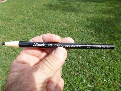 Painters Write On 5-Gal. Bucket With A China Marker Grease Pencil Black 1 Only 