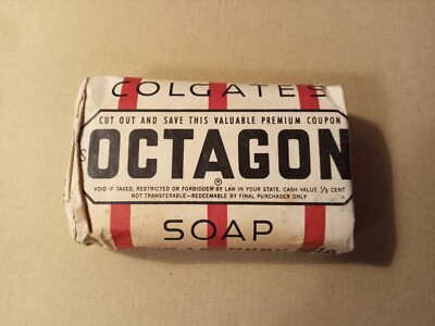 Vintage Colgate's Octagon Laundry Soap Coupon USA NOS Palmolive Peet 1920s-1940s