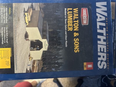 NEW Walthers 933-3235 Walton & Sons Lumber Kit N Scale FREE US SHIP