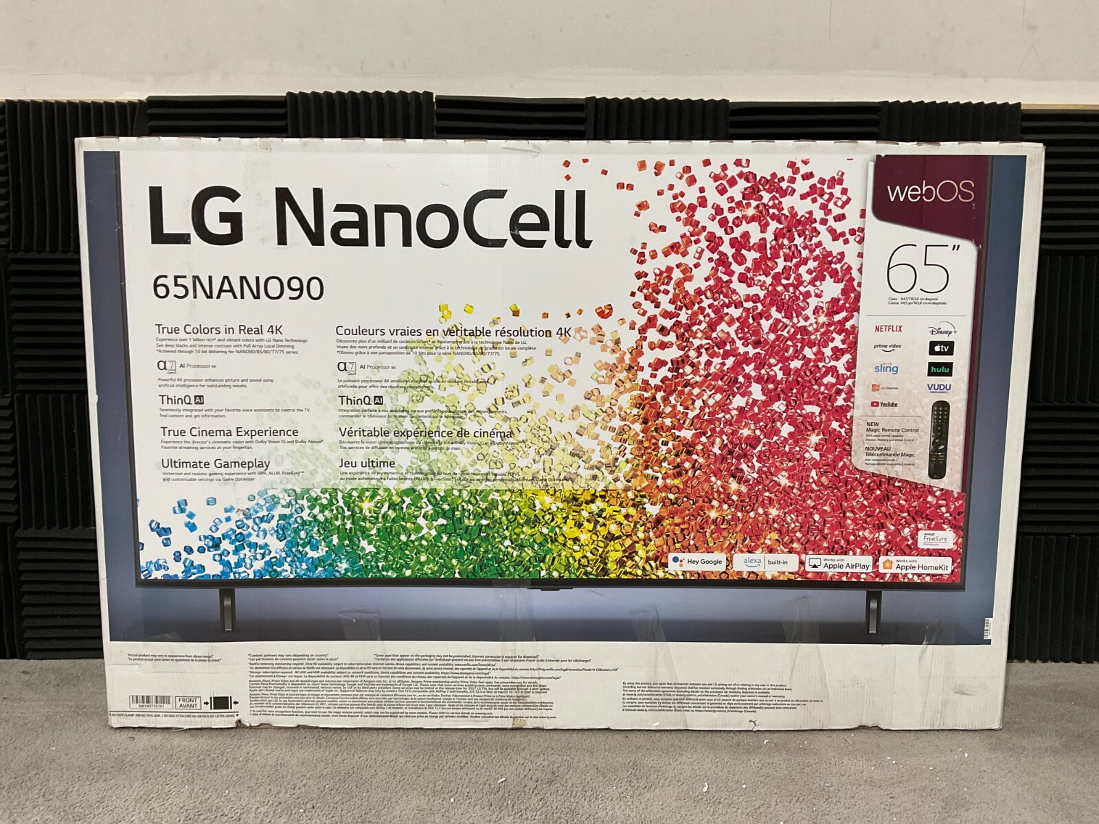 LG 65V型 NanoCell TV 65NANO90JPA 2022年購入 Amazon.com: LG 65NANO90UPA Alexa Built-In NanoCell 90 Series