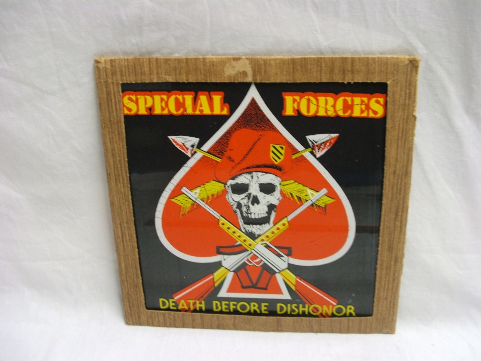 Vintage Special Forces Death Before Dishonor Mirror Carnival Prize 13