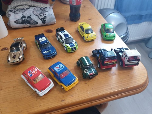 Scalextric 4 Easyfit Long Stem Car Guide Blades With Braids - Superb Spares. G | UK