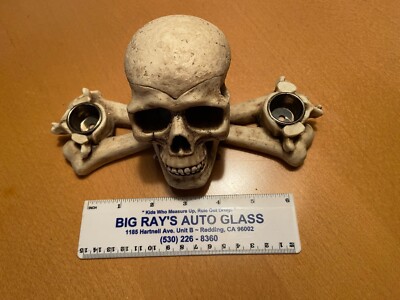 Summit Collection Skull Double Candle Holder