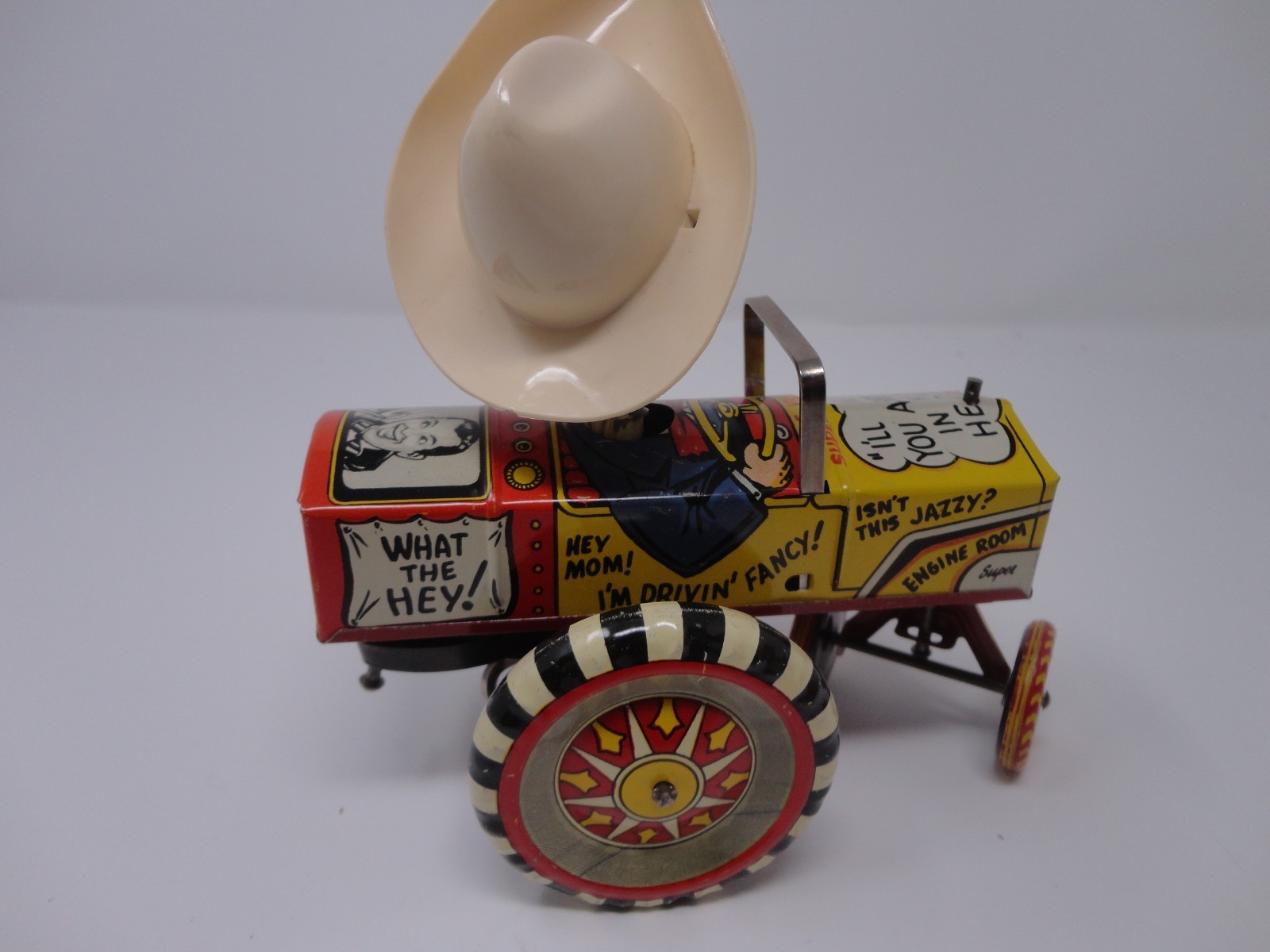 Early Marx Toys Tin Litho Wind-up MILTON BERLE CAR 1940's