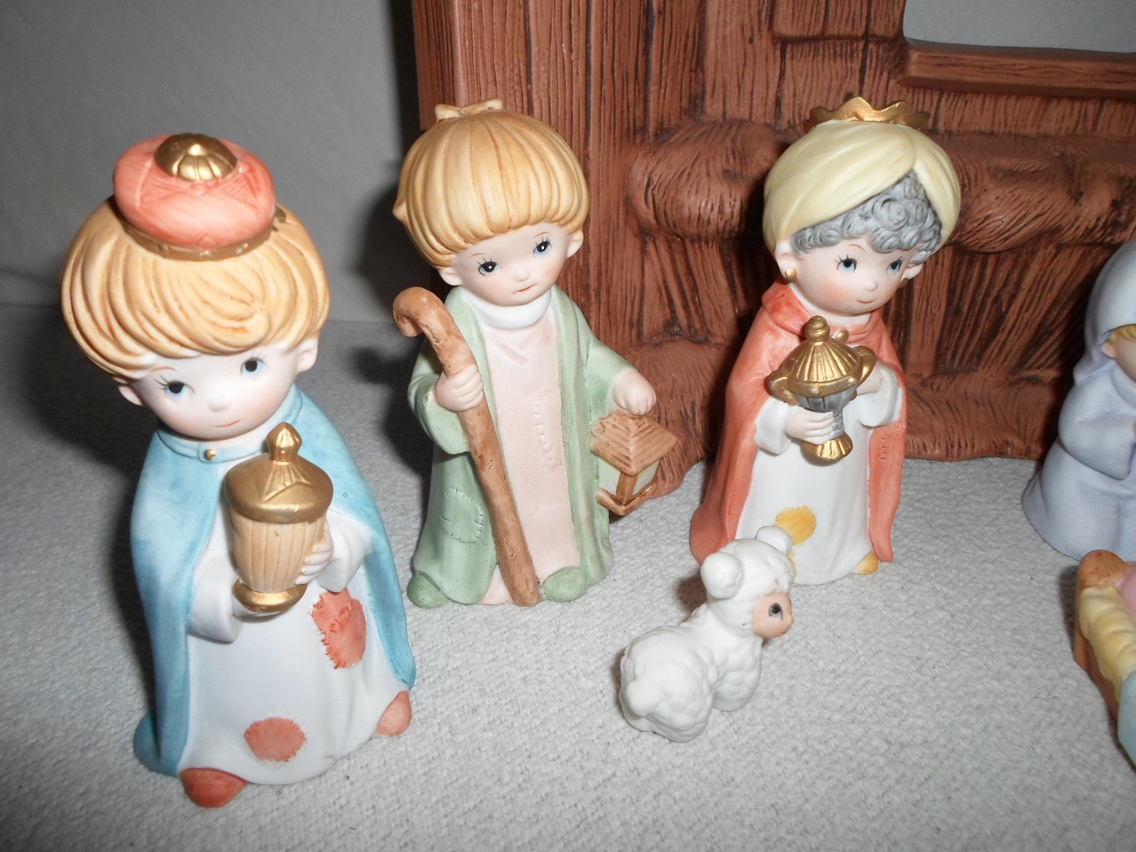 Homco Christmas *Nativity Scene Baby Manger Mary Joseph Birth of Jesus 5602/5609