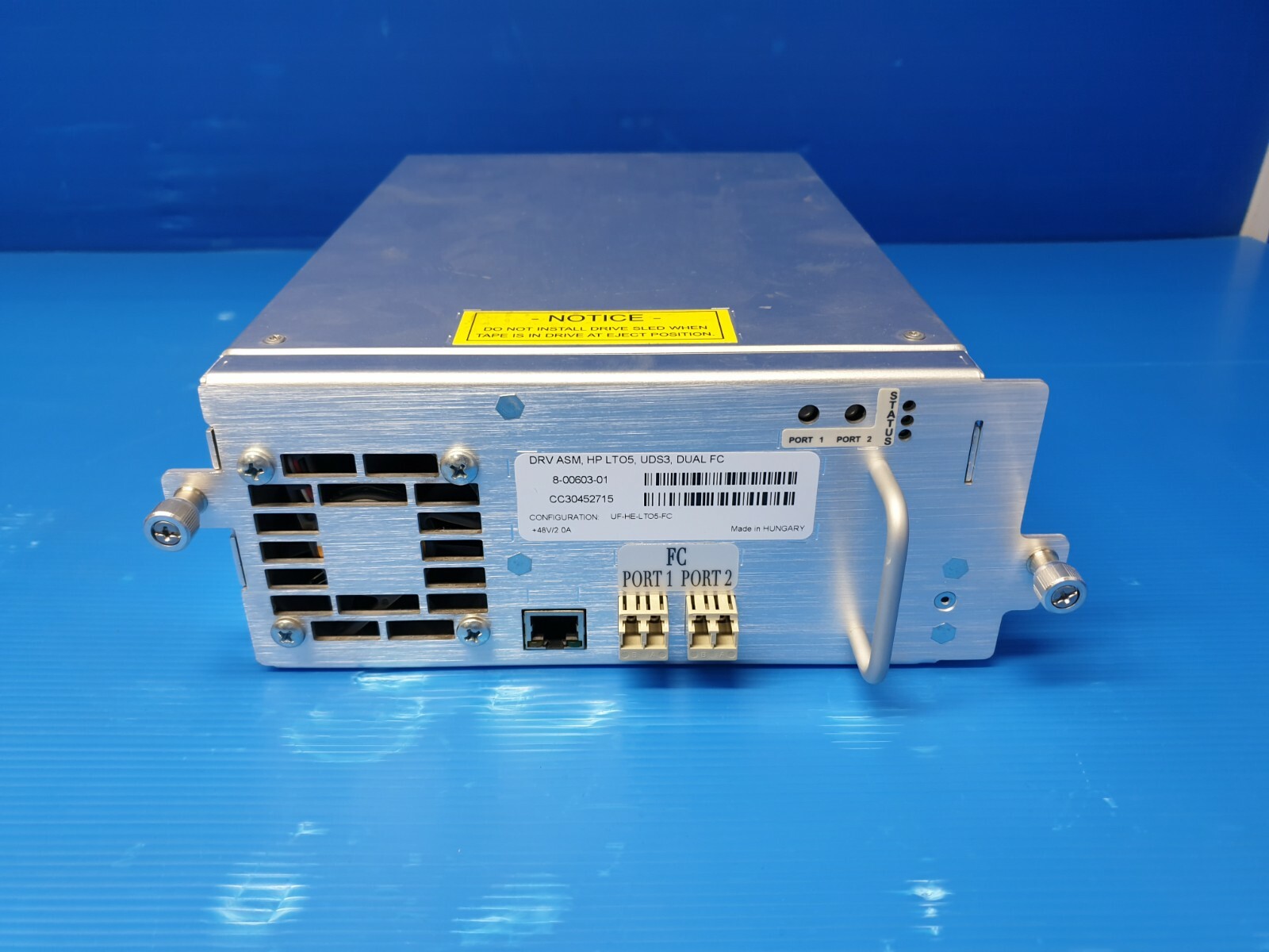 Quantum 8-00603-01 LTO5 FC Tape Drive HP UF-HE-LTO5-FC | eBay Quantum 8-00603-01 LTO5 FC Tape Drive HP UF-HE-LTO5-FC | eBay