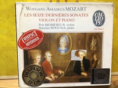 music cd,Les Seize Dernieres Sonates violin Et Piano/P.Messiereur,piano/S. Bogun