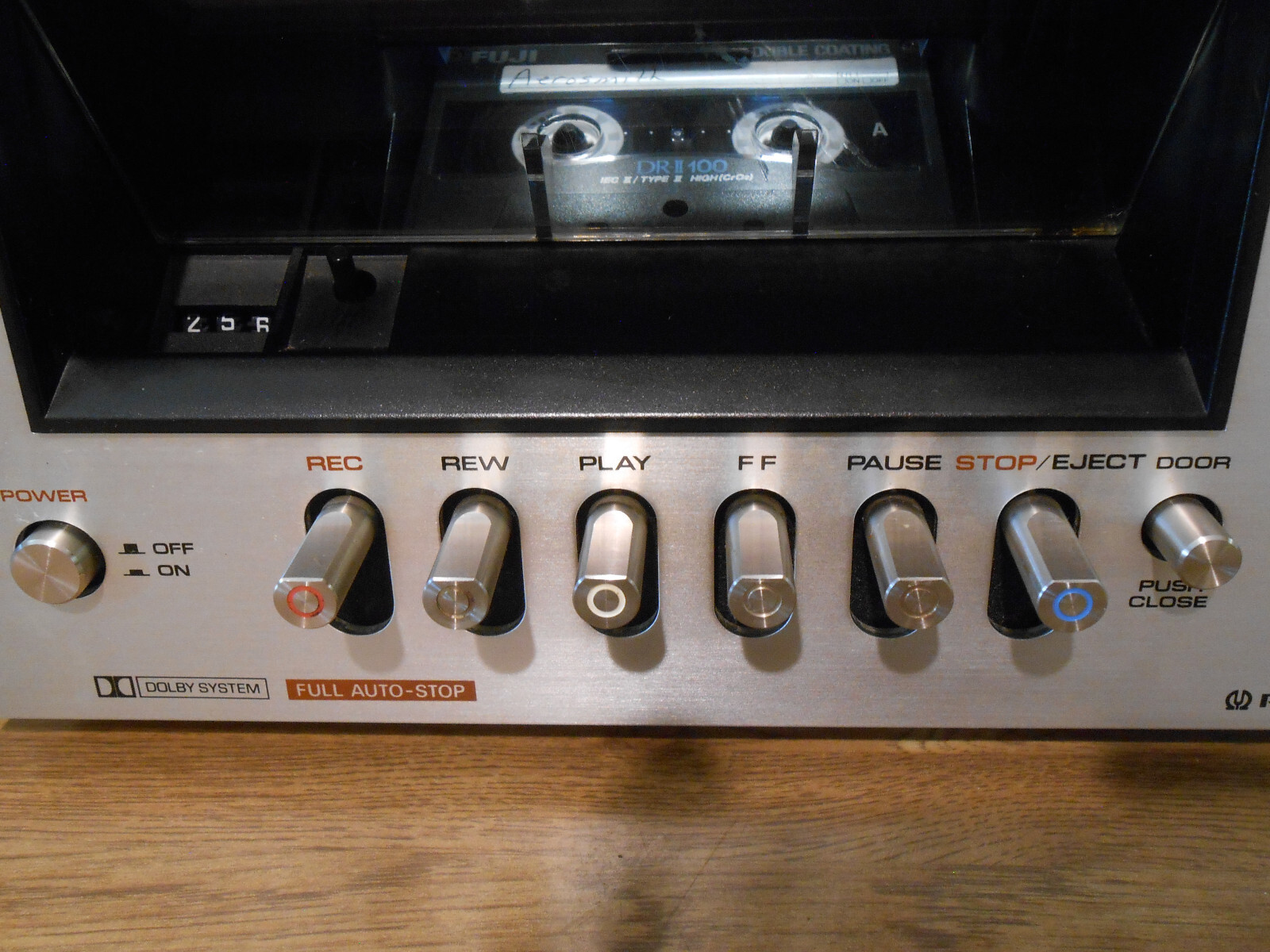 Pioneer CT-F2121 Stereo Cassette Tape Player Recorder Powers Pioneer CT-F2121 Stereo Cassette Tape Player Recorder Powers