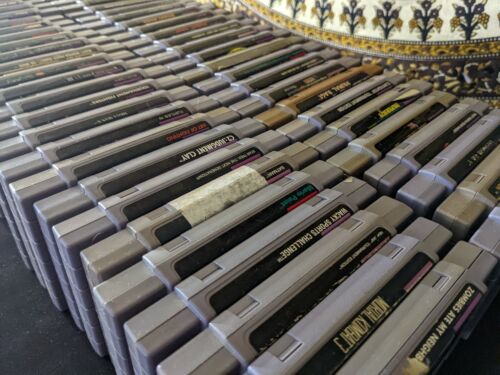 Super Nintendo (SNES) Game Lot Pick And Choose **AUTHENTIC & TESTED**