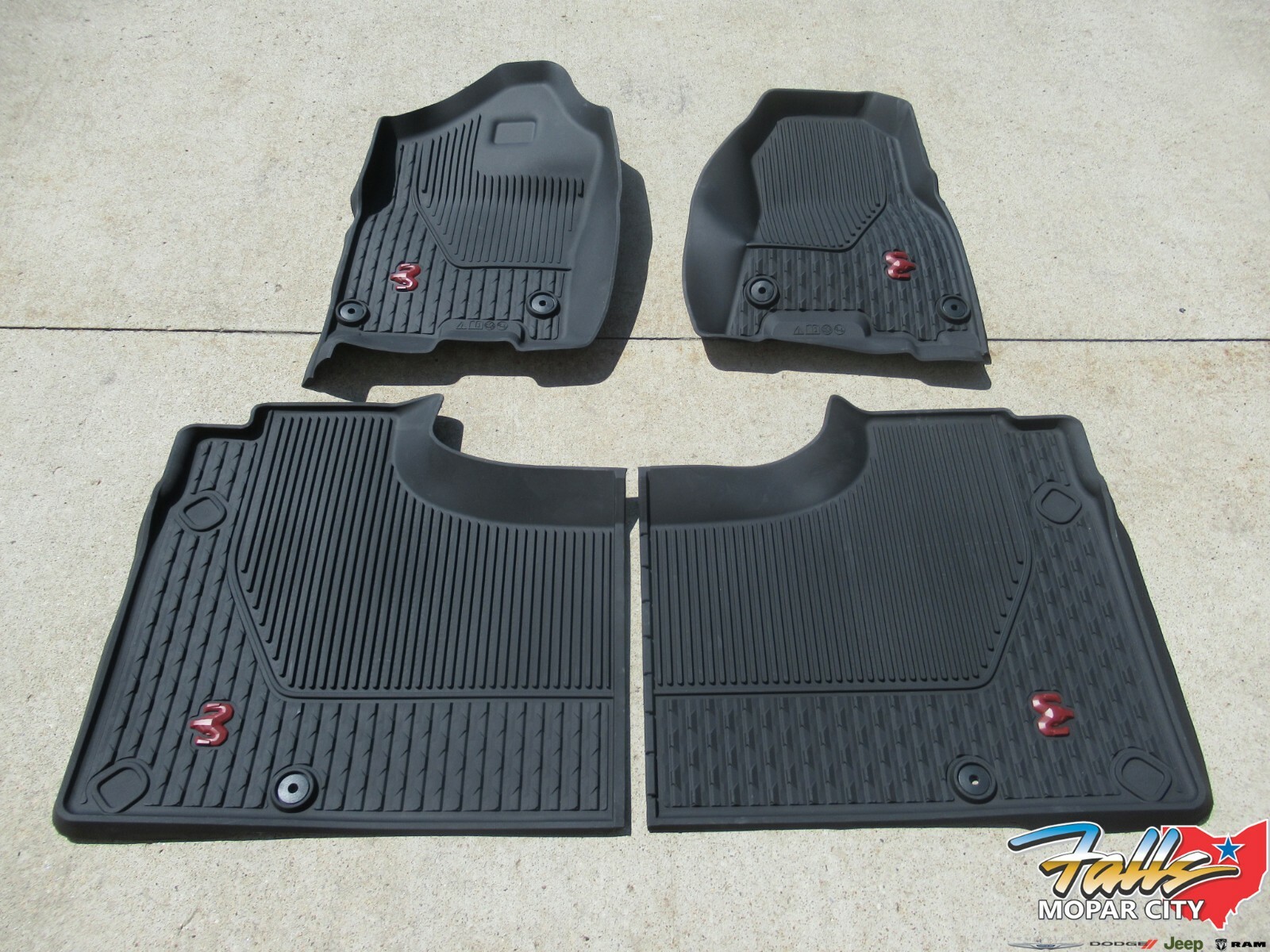 20192021 Ram Rebel 1500 DT (New Body) Crew Cab All Weather Mats With