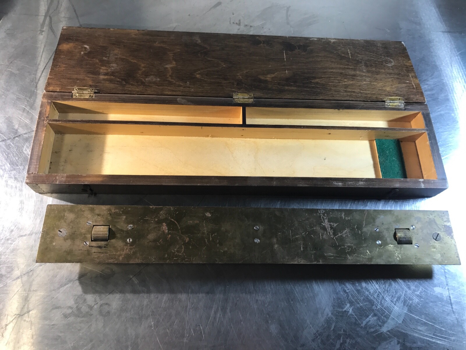 Patt 160100 Parallel Rolling Rule Vintage Ship Brass