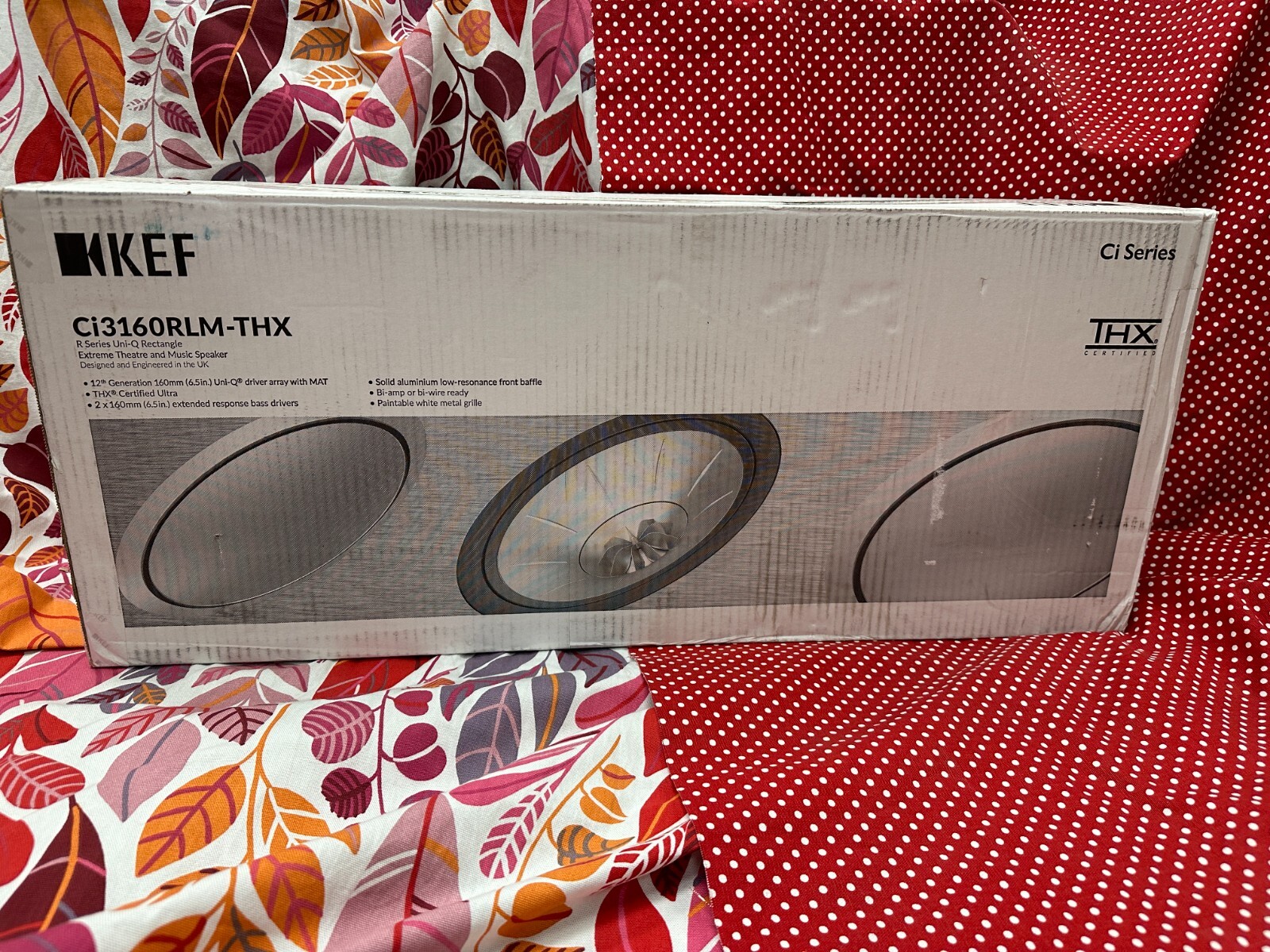 BRANDNEW KEF Ci3160RLM-THX ULTRA 2 In-WALL SPEAKER (Replaces