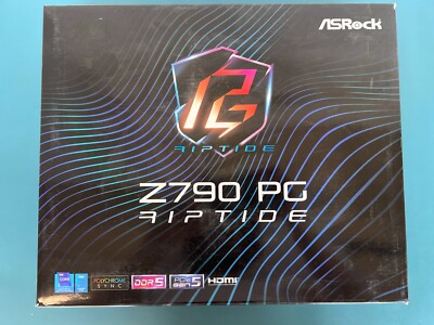 ASRock Z790 PG RIPTIDE Intel LGA1700 ATX Mainboard , 4 slots DDR5, PCIE 5.0 x16,