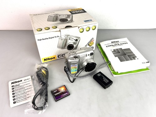 Nikon Digital Camera Coolpix 4300 4.0MP Silver Tested | eBay