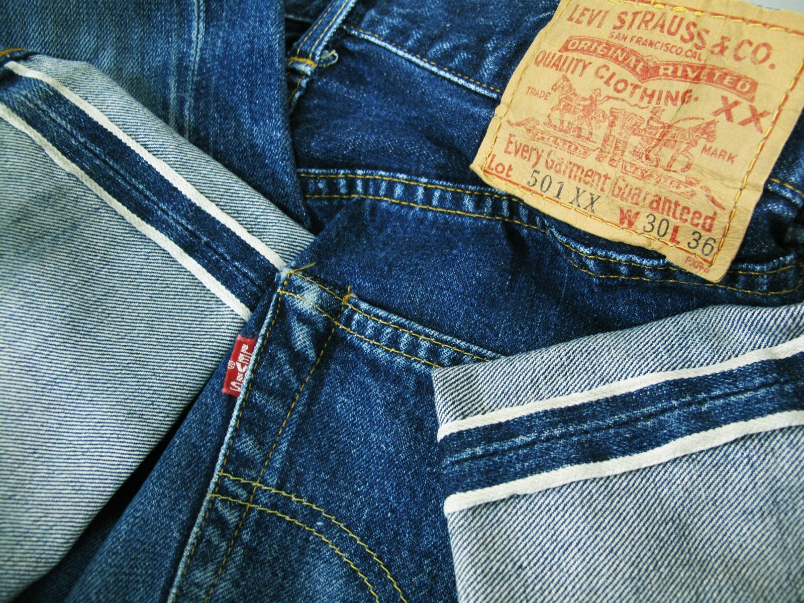 HOT VTG 90s LVC USA Men LEVI'S 501xx BIG E SELVEDGE 555