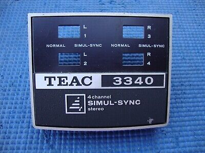 Teac 3340 Stereo Reel to Reel Player Parting Out Headstack Cover Nice!