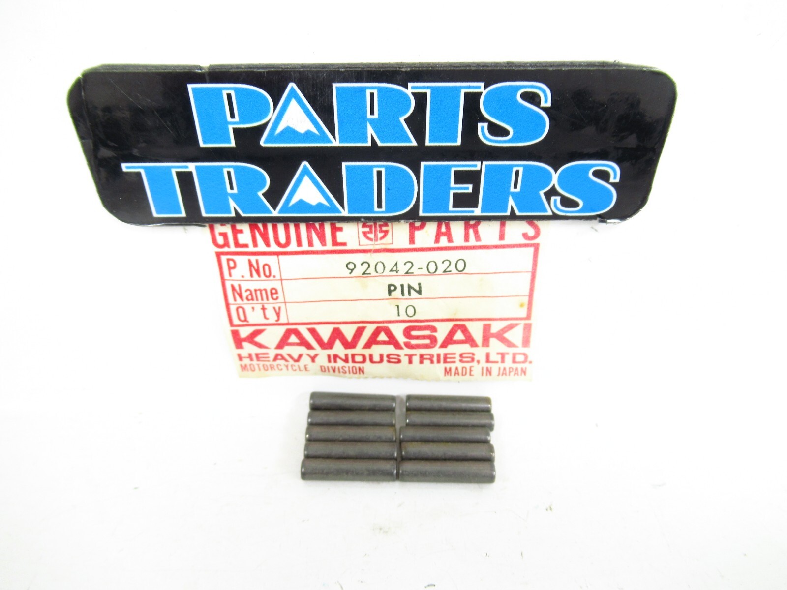 NOS Genuine Kawasaki Gear Change Drum Dowel Pin Set Of 10