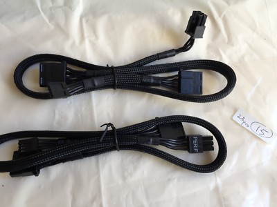 eVGA 6 pin Perif to 2x IDE 1X FDD DRIVER POWER cable FOR EVGA SuperNOVA 750-1200