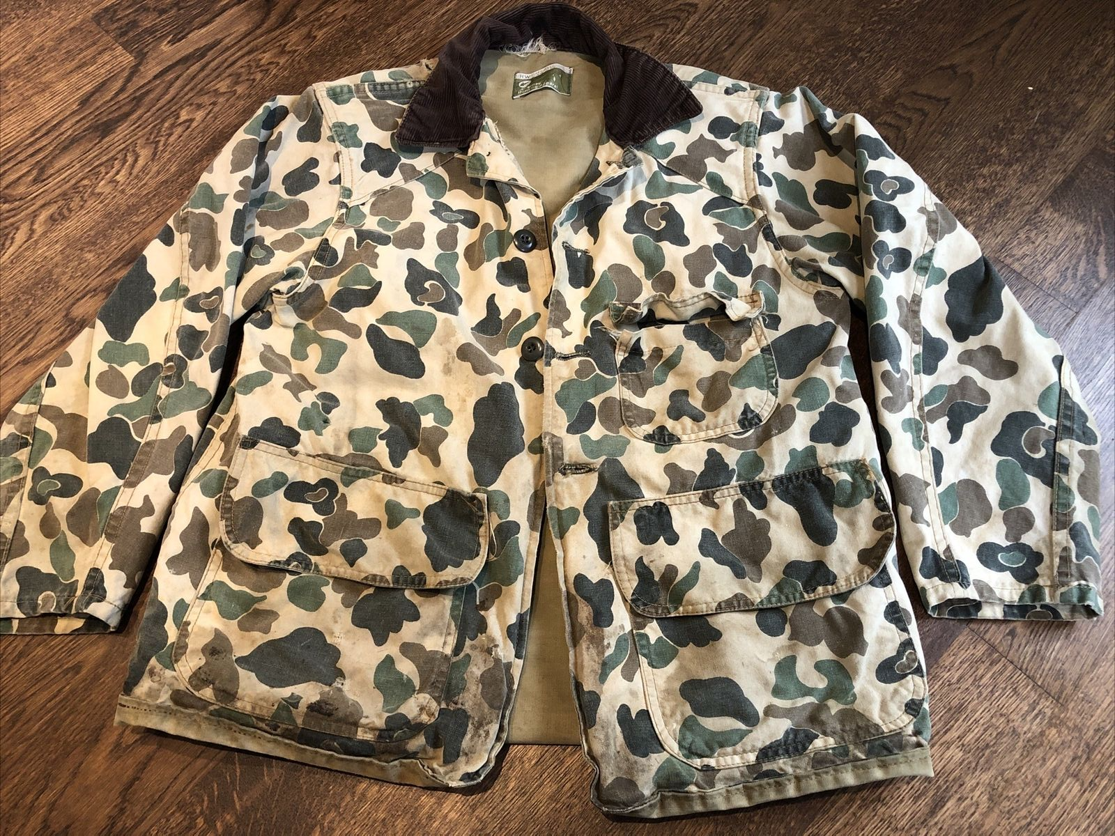 ジャケット・アウター 1940s vintage ISCO CANVAS HUNTING JACKET Vintage 40s 50s Duck Canvas American Field Brown Hunting