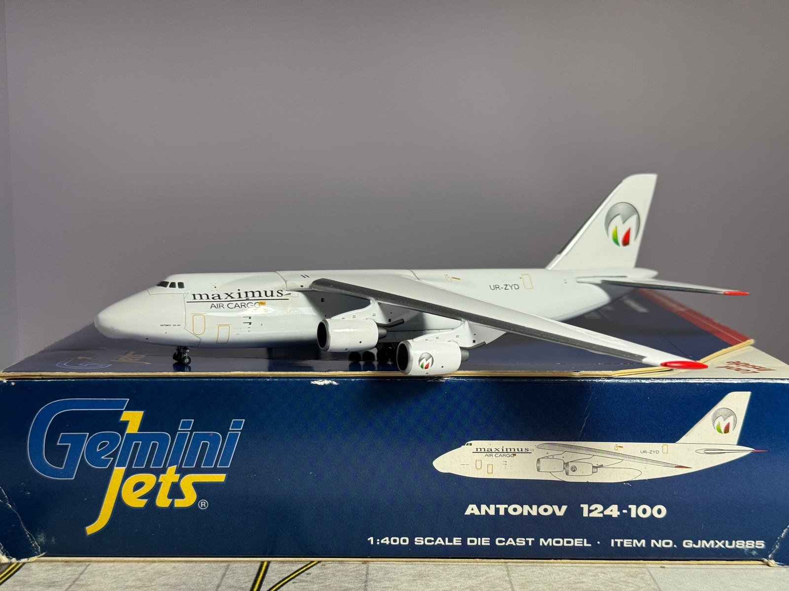 Gemini Jets 1:400 Maximus Air Cargo Antonov AN-124-100 UR