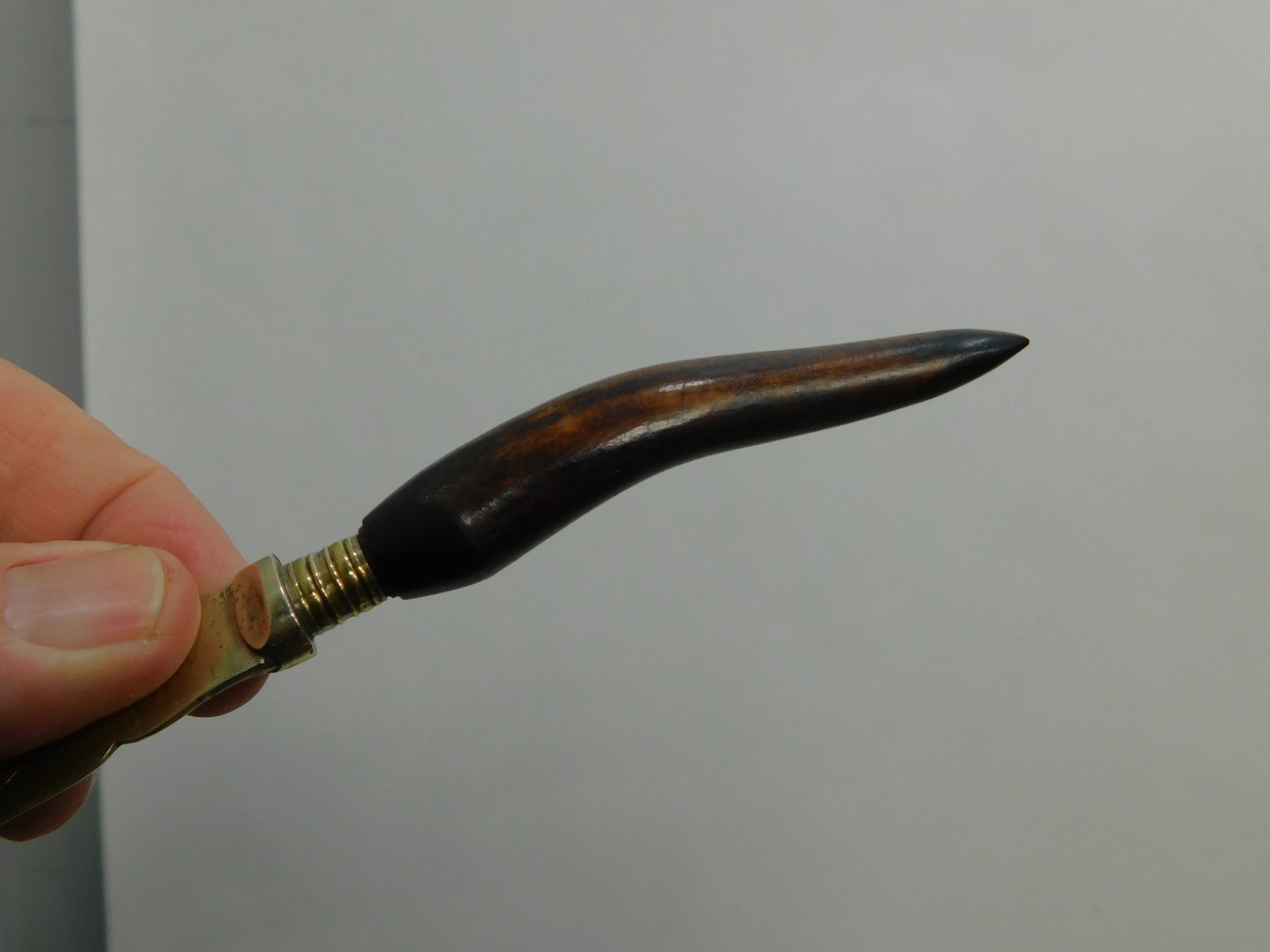 Antique German? Fancy Stag Handle Letter Opener Marked EPNS