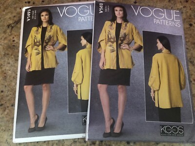   VOGUE #V1493-DESIGNER KOOS COUTURE - LADIES JACKET PATTERN XS-MED / L-XXL FF