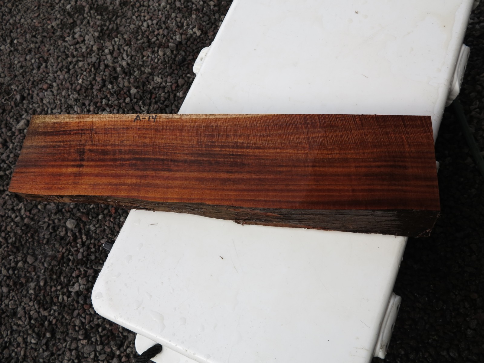Koa Curly Hawaiian Wood A-14