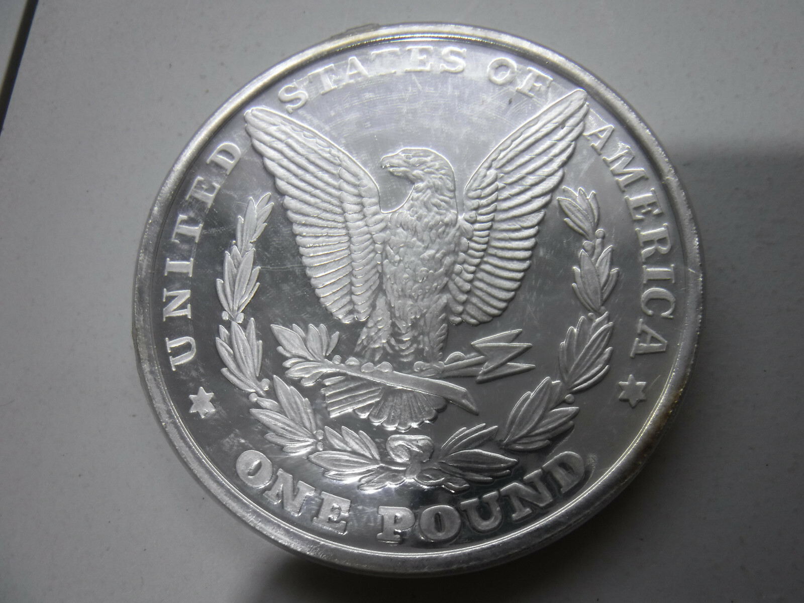 1878 Morgan Silver Dollar - One Pound Pure Copper - Layered with .999 Silver