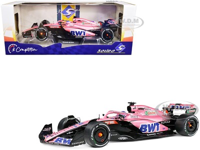 ALPINE A522 #14 ALONSO FORMULA ONE F1 BAHRAIN GP 2022 1/18 BY SOLIDO S1808801