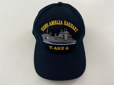 USNS AMELIA EARHART T-AKE 6  The Corps US Navy Baseball Cap One Size
