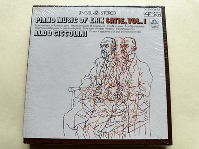 Piano Music of Erik Satie Vol. 1 1967 Reel-To-Reel 3 ¾ ips 4-Track Stereo SEALED