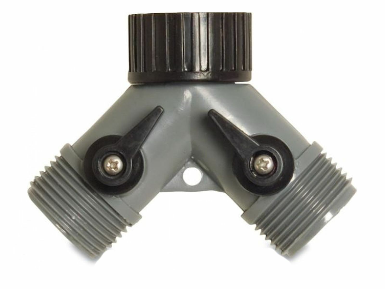 Hydro-Fit 3-Wege Verteiler 3/4 Zoll PVC-U Grau