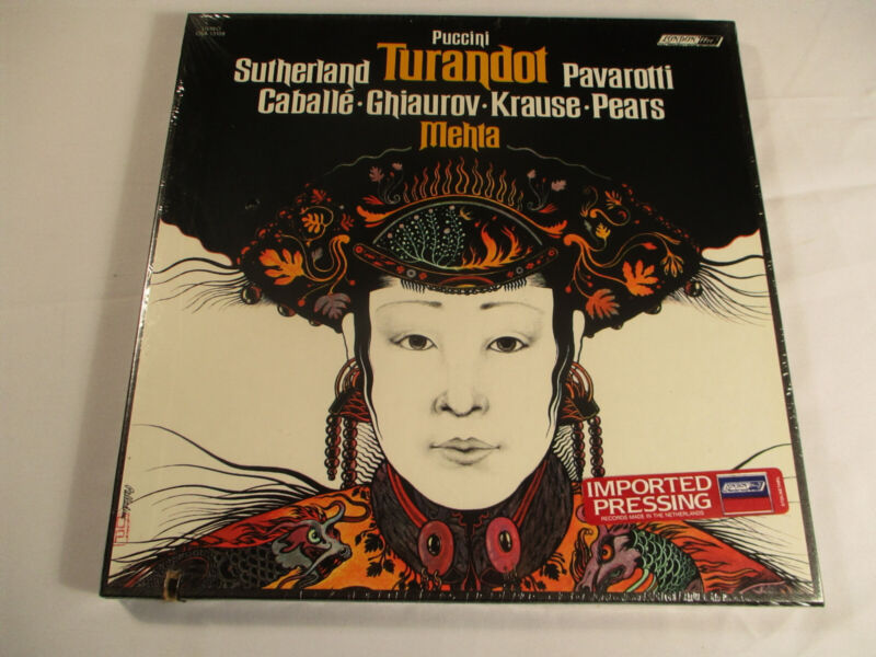 Osa-13108 Puccini Sutherland Turandot Pavarotti Mehta Krause Pears - New, Sealed