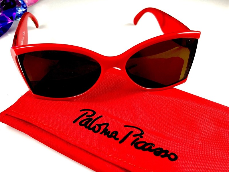 ULTRA RARE CHRISTIAN DIOR GERMANY PALOMA PICASSO OPTYL #2439 RED