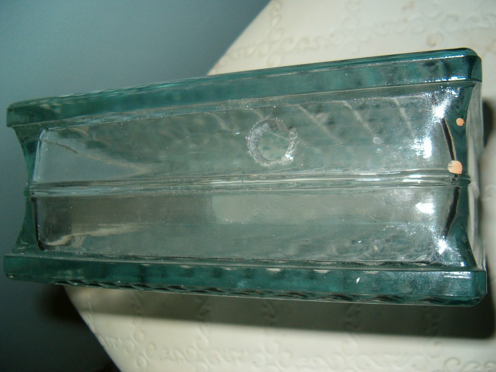 Architectural Clear Glass Block Wavy Waffle Square Brick Tile Window Wall Crafts