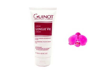 Guinot Longue Vie Cream 100ml / 2.9oz regenerating youth cream Brand New