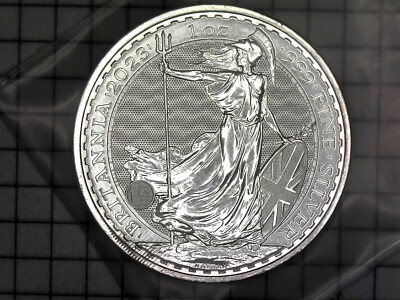 2023 Great Britain 1 oz .999 Fine Silver Britannia Queen