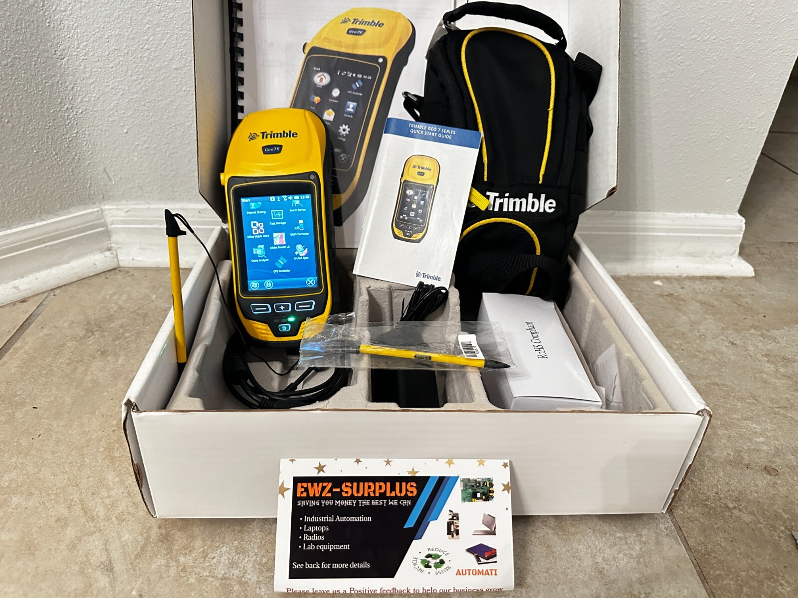 TRIMBLE GEO 7X MODEL 88161 88180-01 NMEA , FLOODLIGHT TRIMBLE GEO 7X MODEL 88161 88180-01 NMEA , FLOODLIGHT