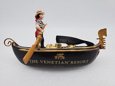 The Venetian Resort Gondola Ornament Las Vegas by Kurt S Adler