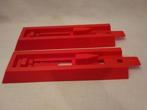 VINTAGE MATTEL HOT WHEELS CAR LAUNCHERS 4 POSITION RED 1975