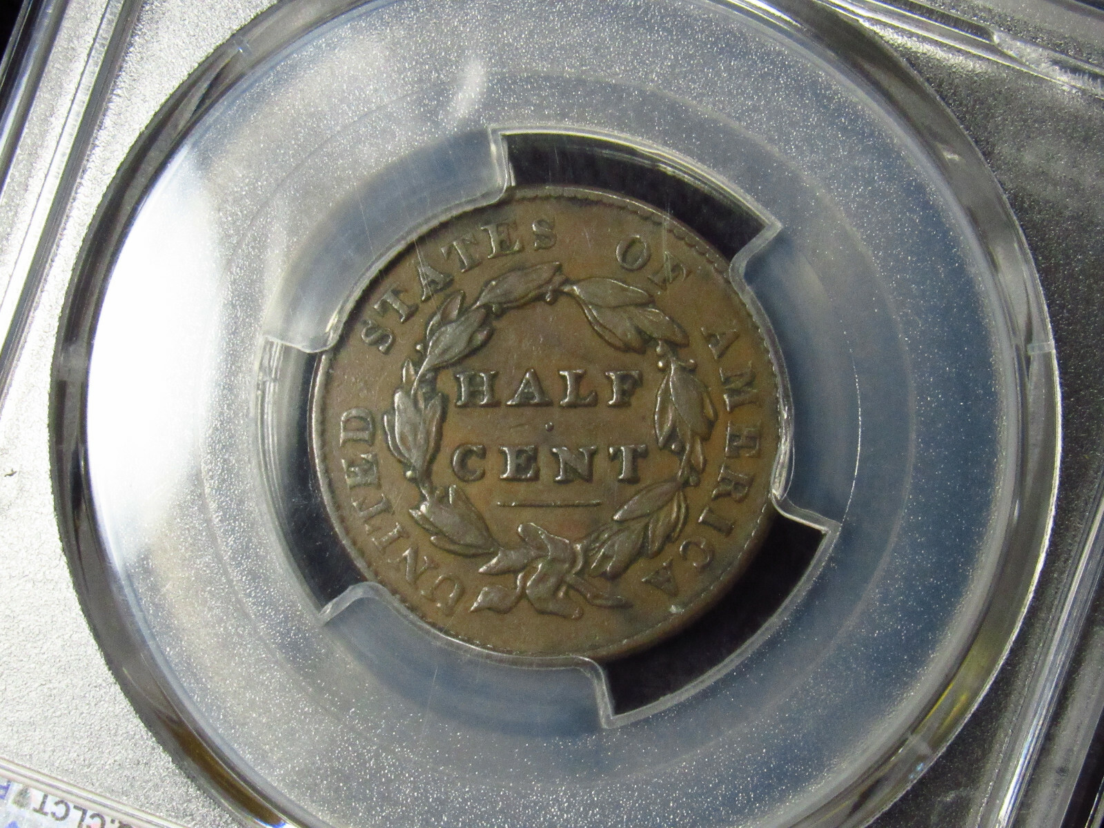 1828 Half Cent 13 STARS PCGS VF35 (302) ti