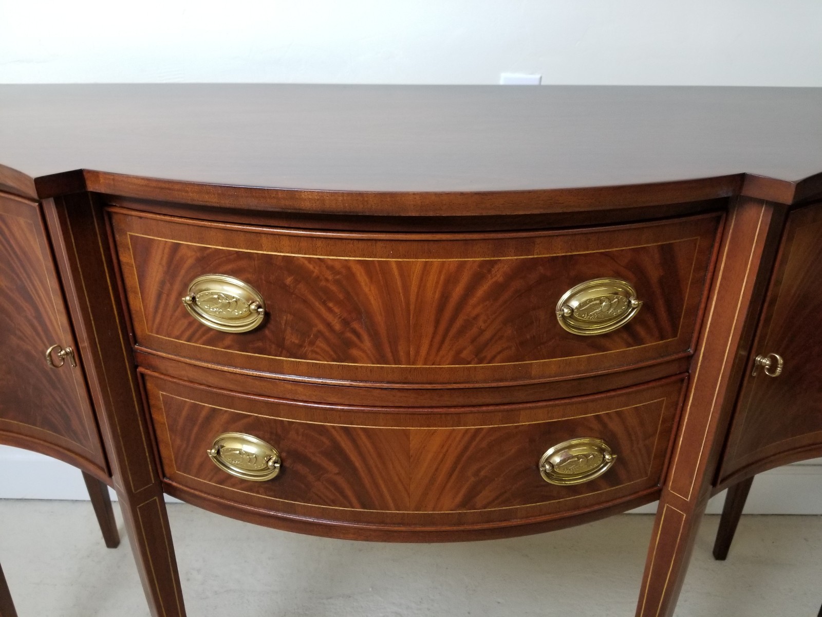 HENKEL HARRIS SERVER SIDEBOARD WITH INLAY MAHOGANY 2356